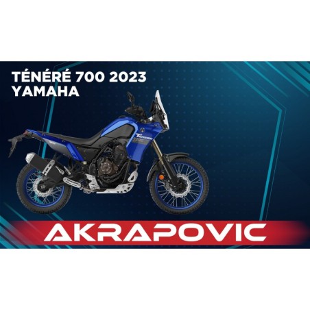 Des maps pour Yamaha Ténéré 700 2023-2024 équipée d'échappement Akrapovic